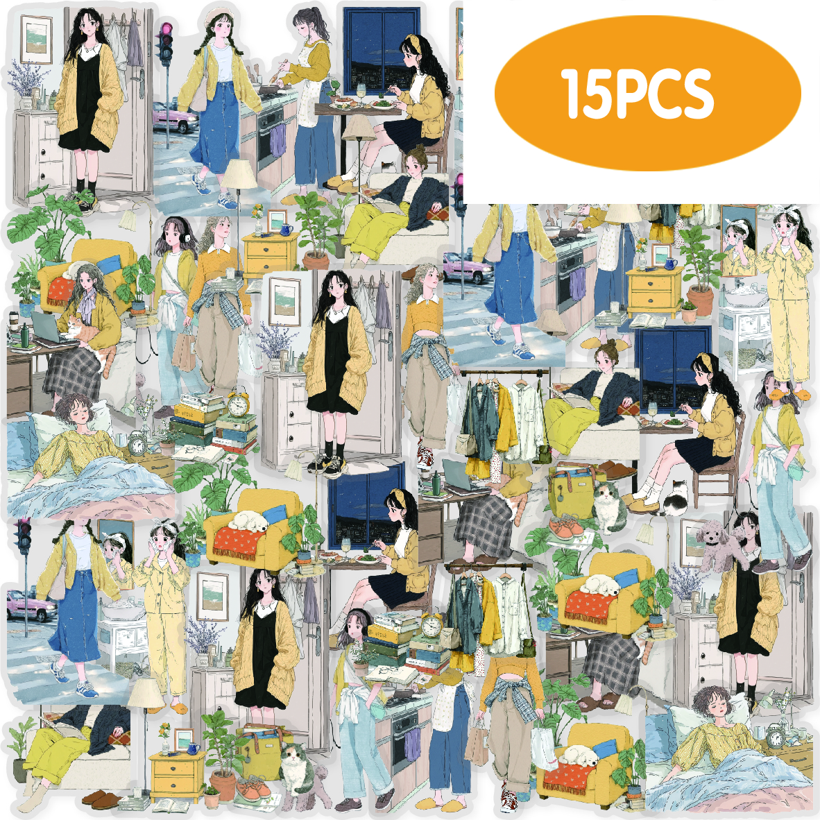 Yellow Laptop Accessories - Etori Life Home Moment 15Pcs Warm