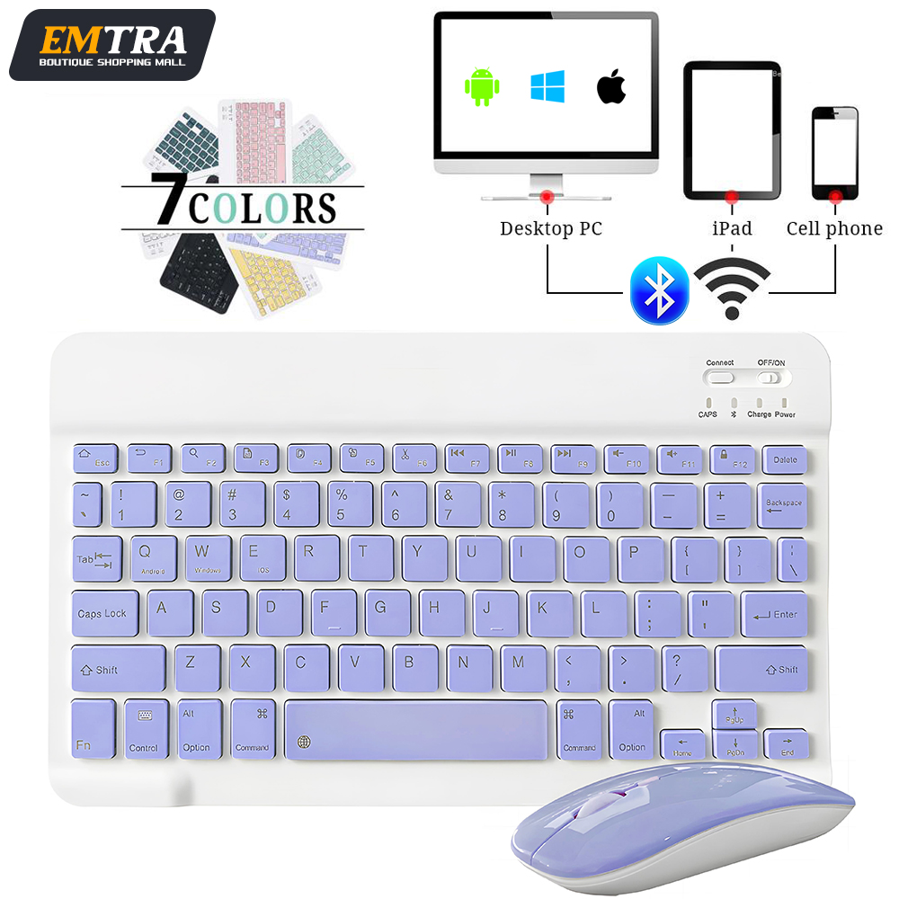 Mini Wireless Mouse - Mini Wireless Keyboard Bluetooth Keyboard For