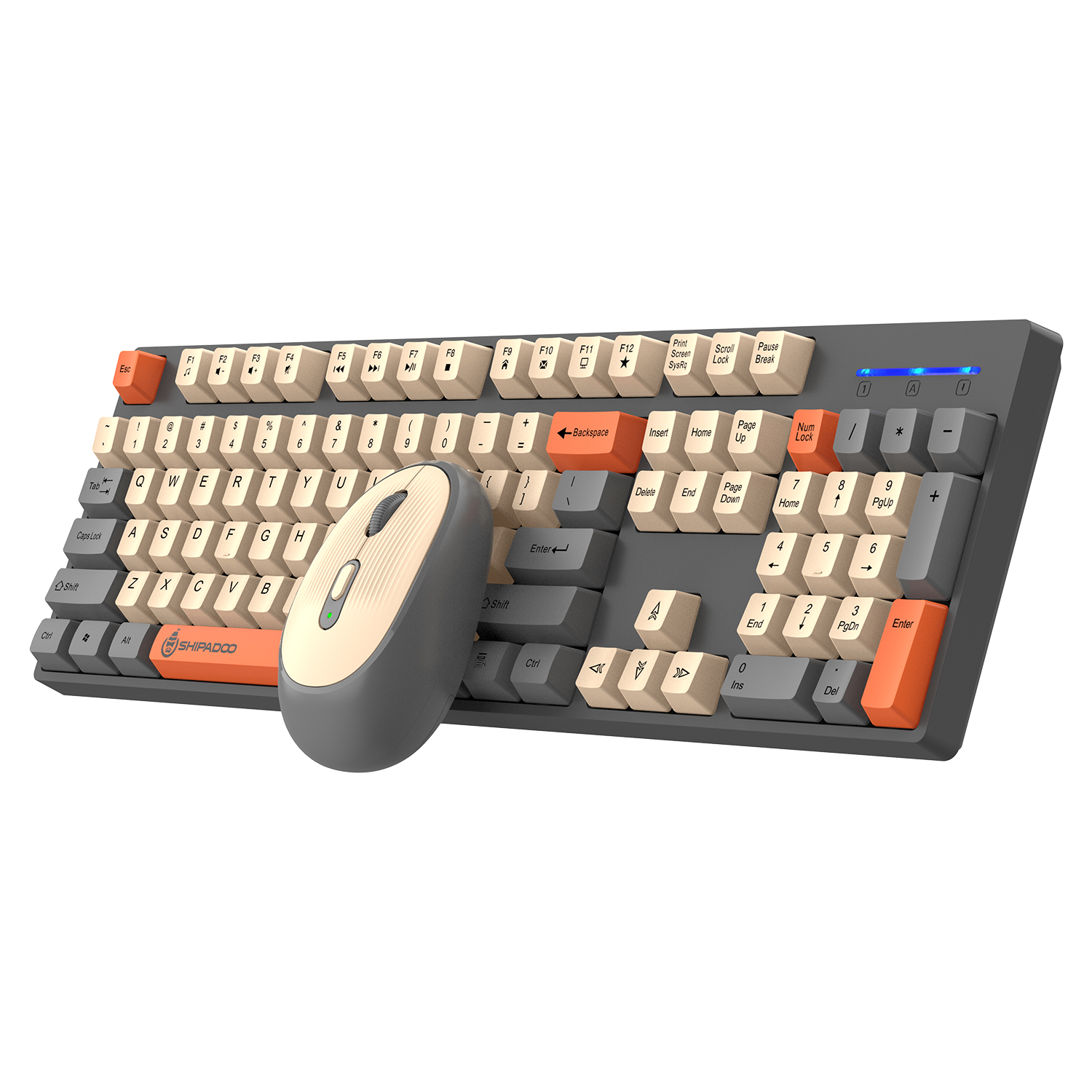 Laptop Accessories Combo Set - Shipadoo Gaming Wireless Keyboard and Mouse