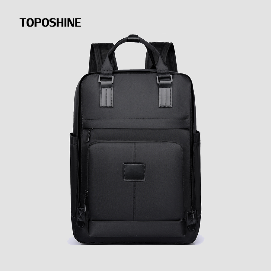 Laptop Bag Waterproof - Toposhine Multifunctional Business Backpack Stylish Nylon