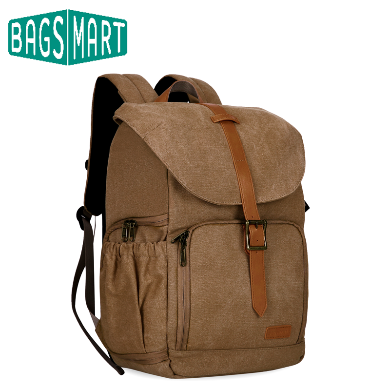 Laptop Bag Waterproof - BAGSMART Camera Bag DSLR Photographers Backpack