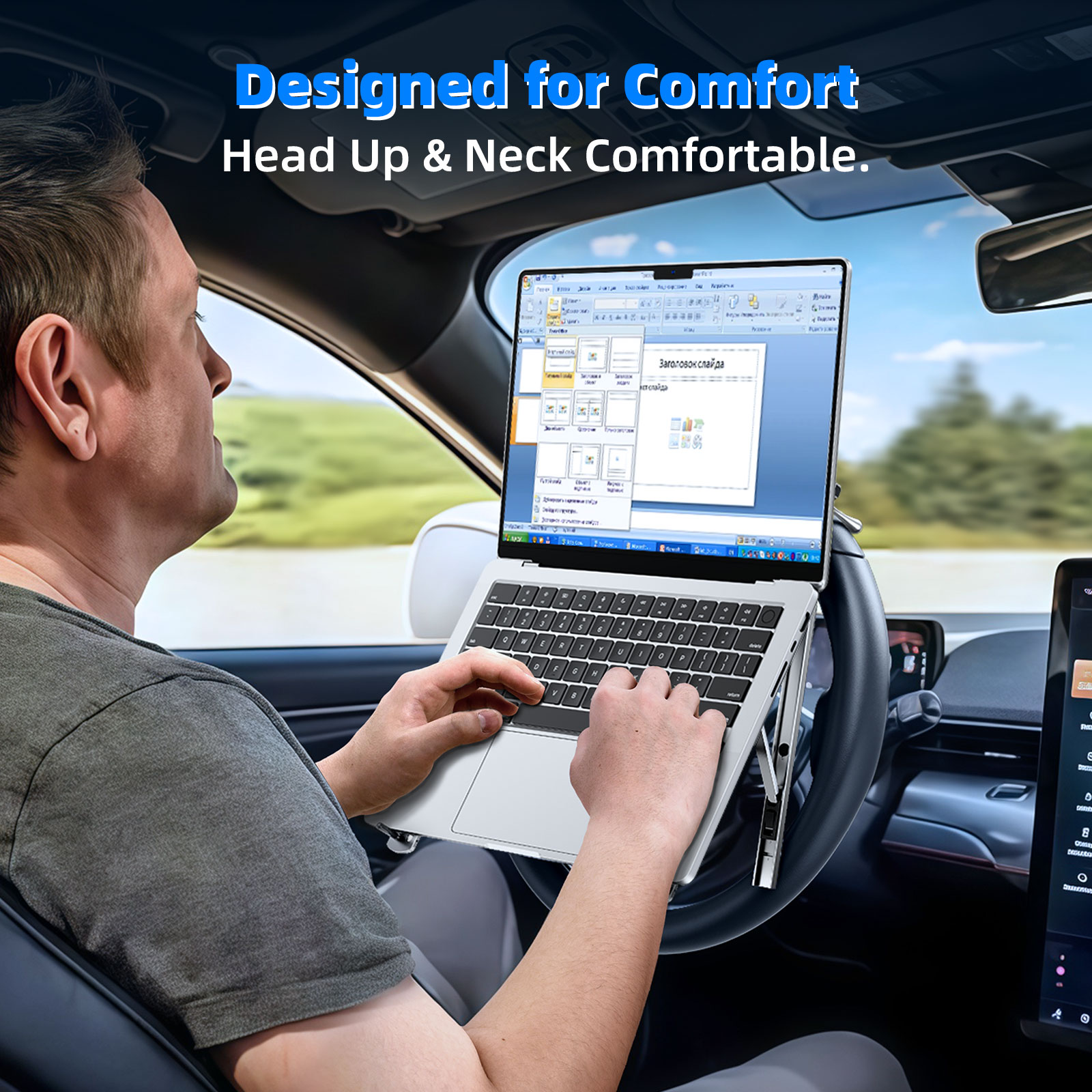 Eary Car Steering Wheel Laptop - Laptop Accessories Essential avis et prix