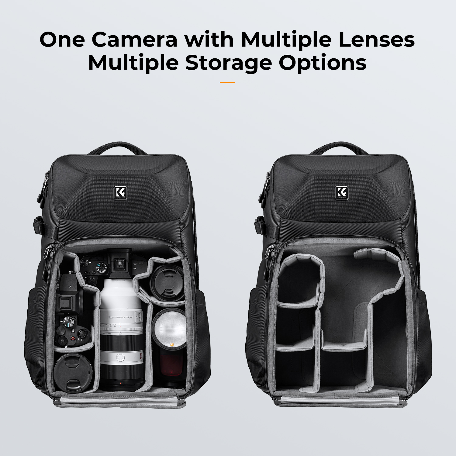 K&F CONCEPT 20L Camera Backpac - Laptop Bag Waterproof avis et prix