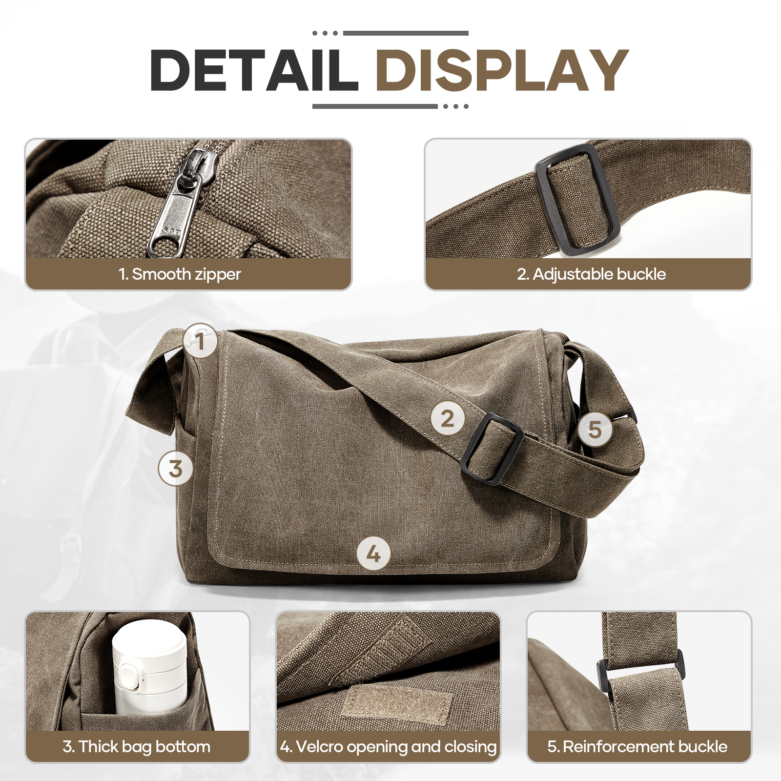 Vintage Men's Shoulder Bag Mes - Laptop Accessories Box avis et prix