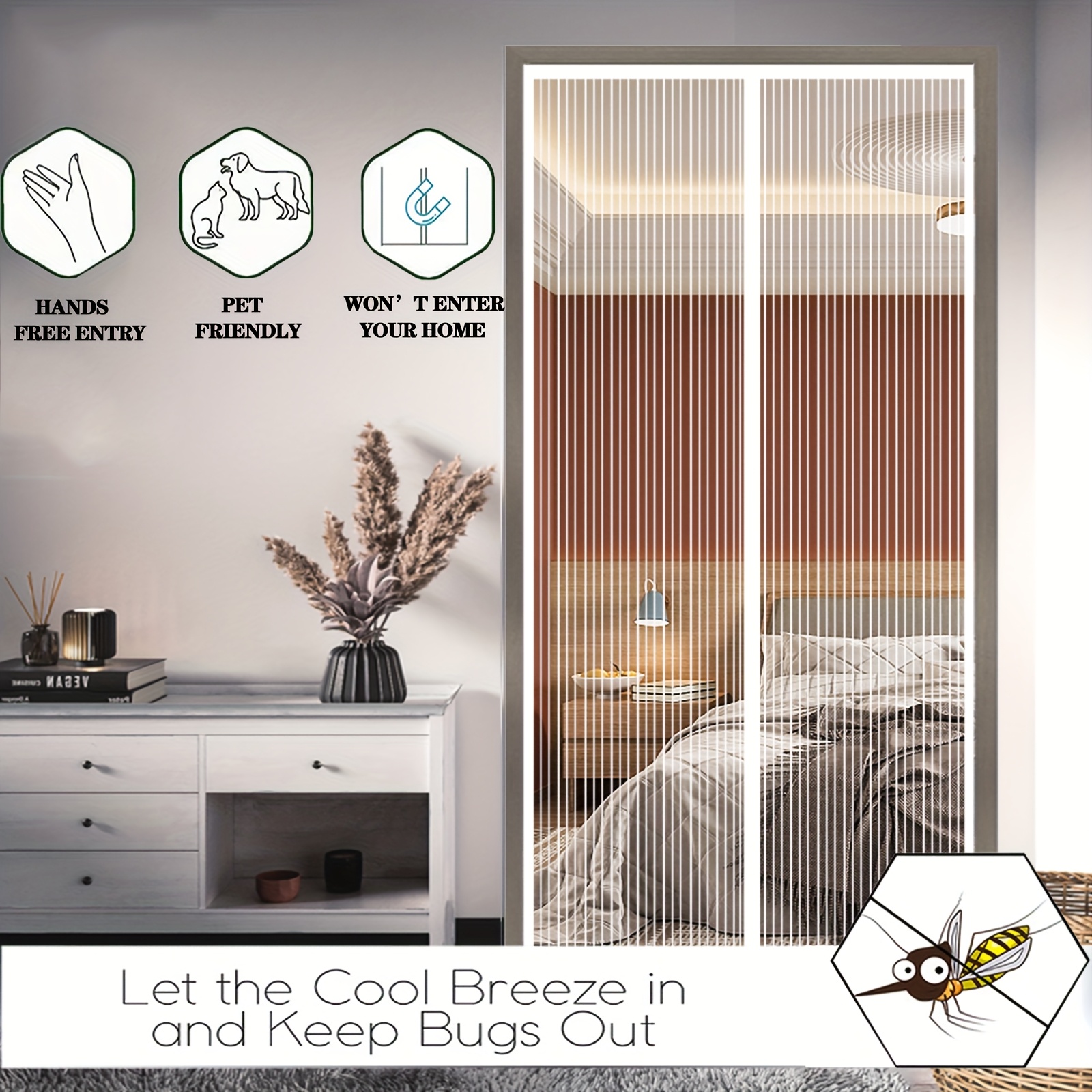Auto-Close Magnetic Mosquito D - Privacy Screen Filter avis et prix