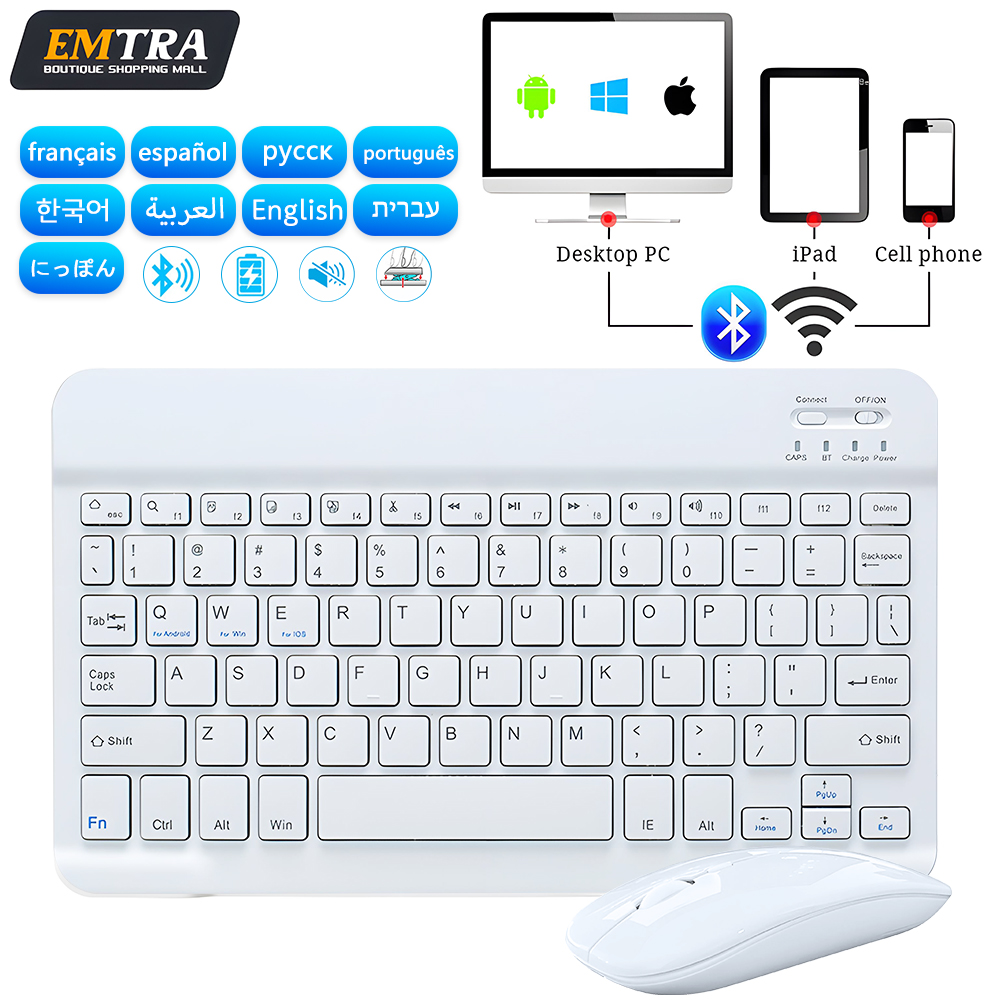 EMTRA Wireless Keyboard Blueto - Mini Wireless Mouse avis et prix