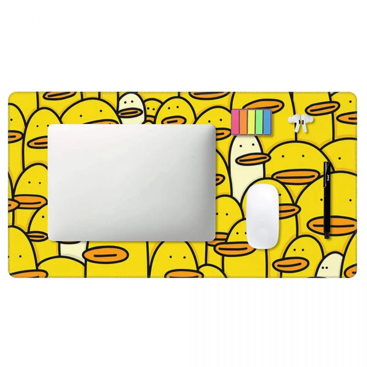 Large Mouse Pad Cartoon Yellow - Yellow Laptop Accessories avis et prix