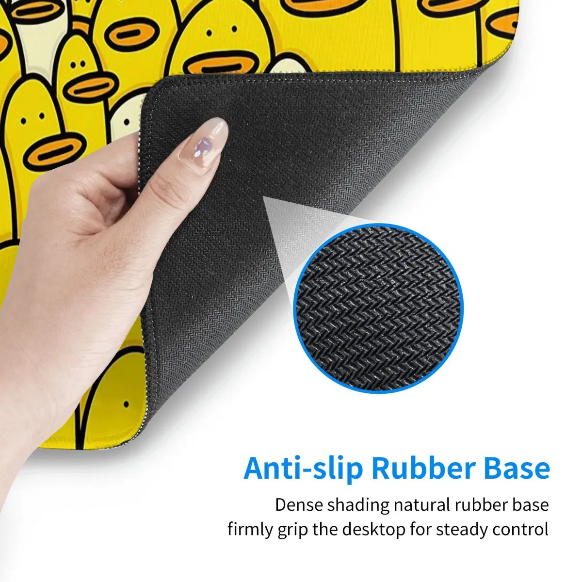 Large Mouse Pad Cartoon Yellow - Yellow Laptop Accessories avis et prix