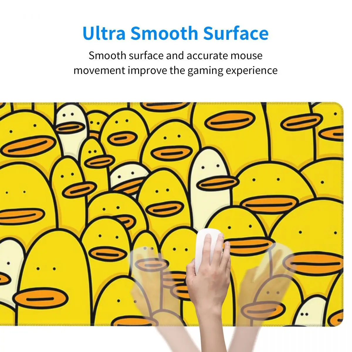 Large Mouse Pad Cartoon Yellow - Yellow Laptop Accessories avis et prix