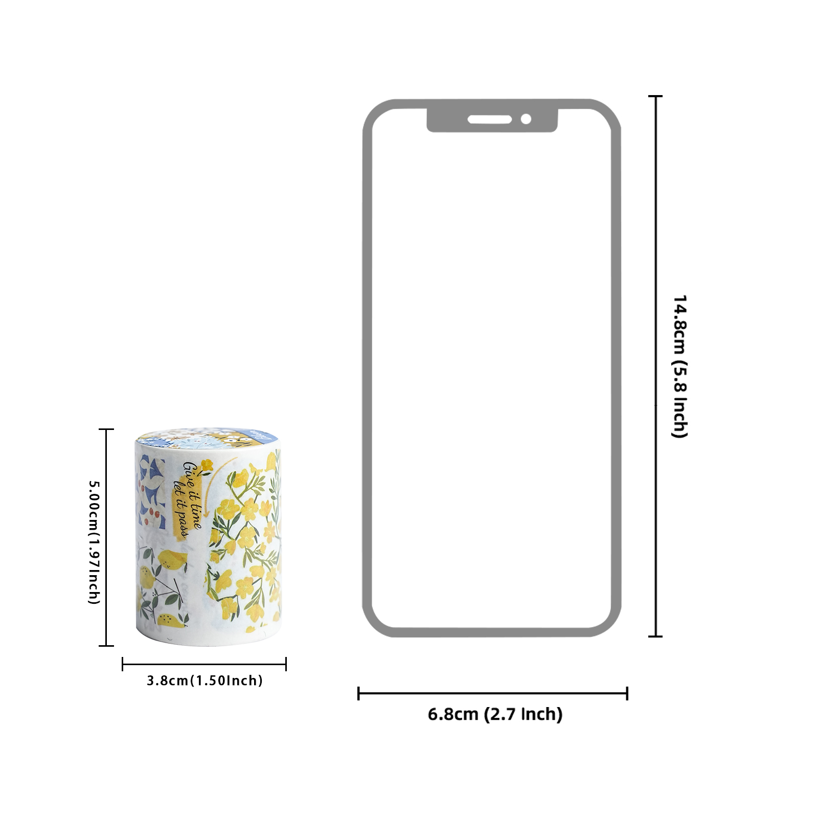 Etori Life Floral Theme Washi  - Yellow Laptop Accessories avis et prix