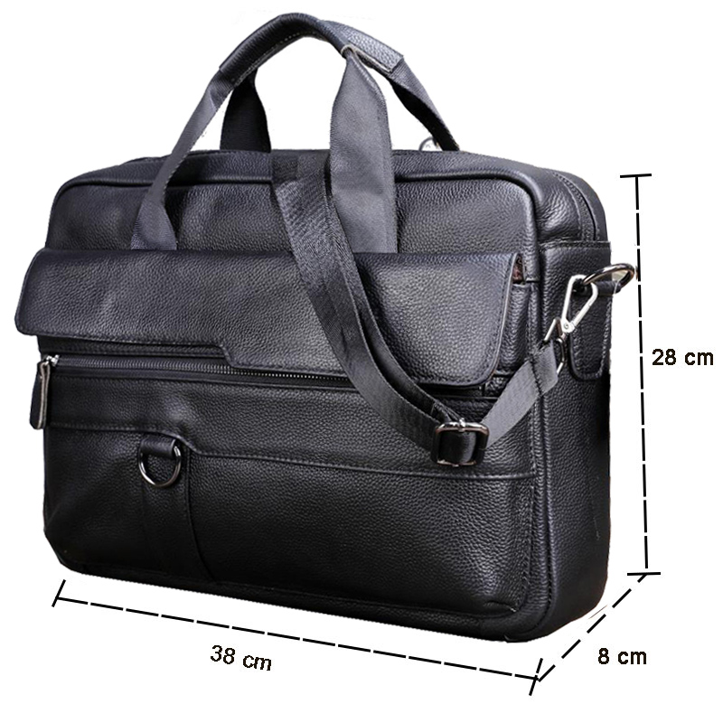 Large Men's Genuine Leather Ha - Laptop Accessories Box avis et prix