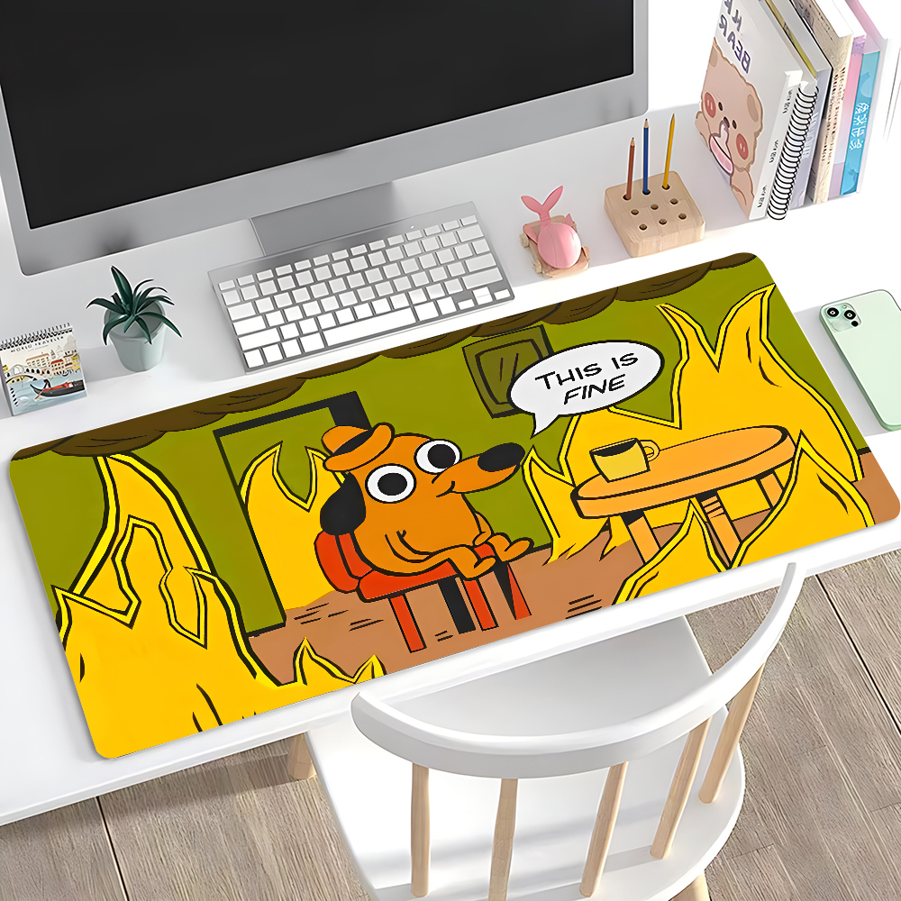 This Is Fine Dog Dachshund Mou - Laptop Accessories Mouse avis et prix