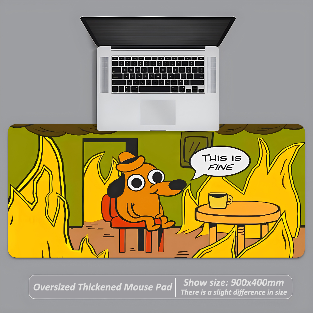 This Is Fine Dog Dachshund Mou - Laptop Accessories Mouse avis et prix