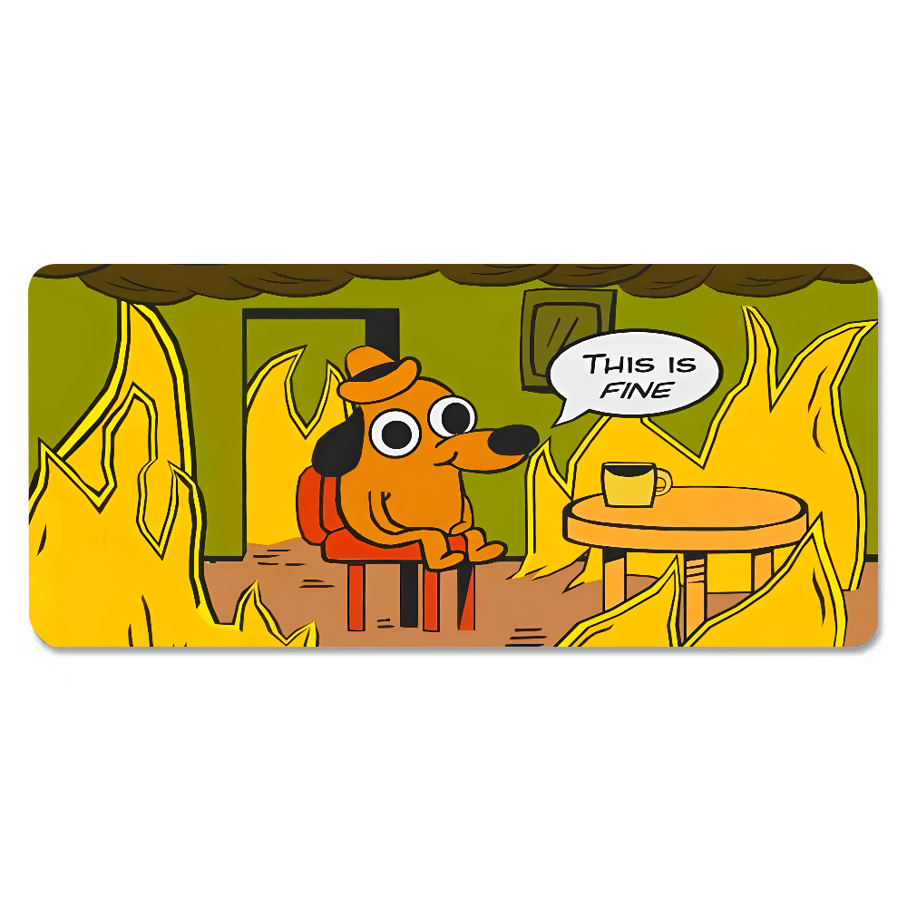 This Is Fine Dog Dachshund Mou - Laptop Accessories Mouse avis et prix