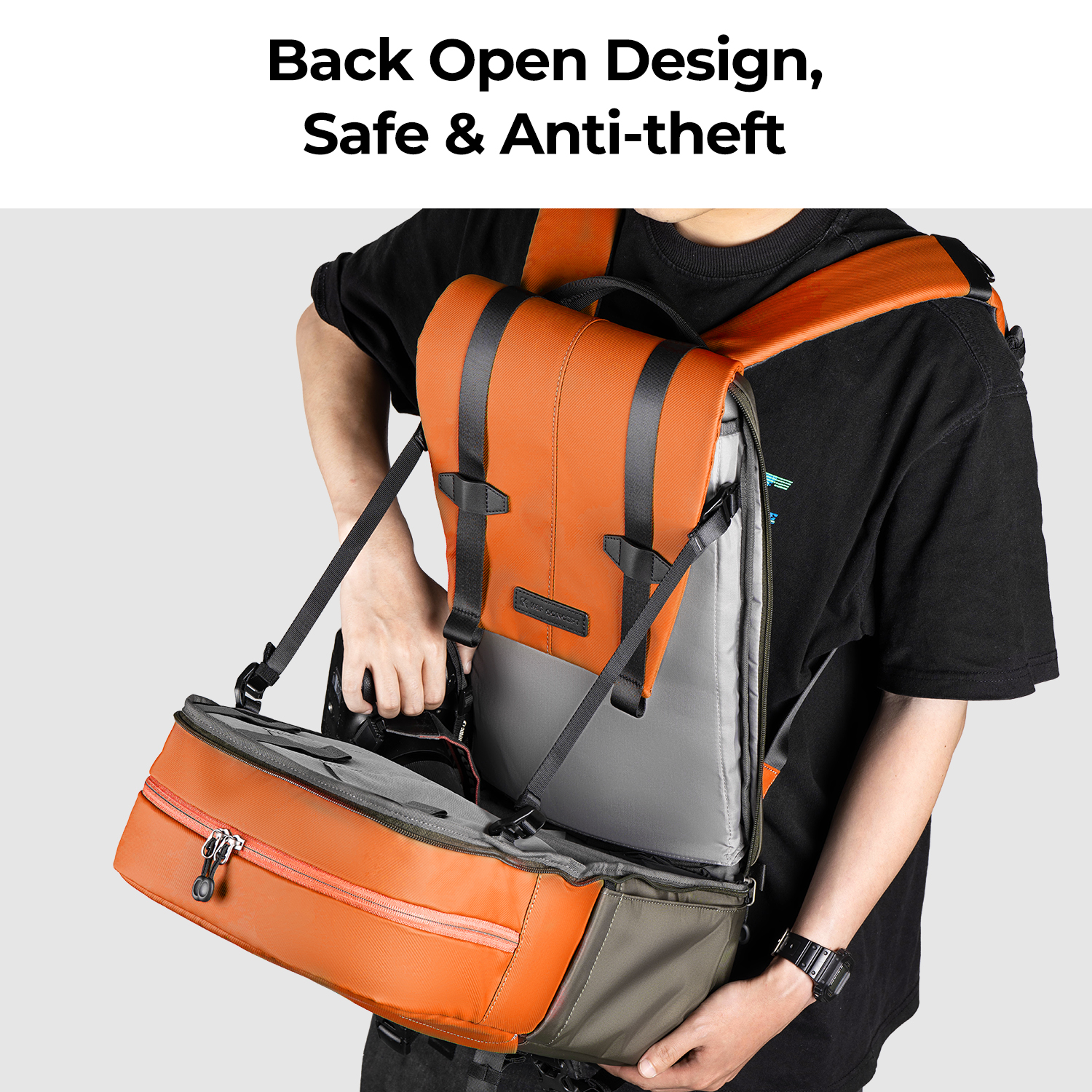 K&F CONCEPT Camera Backpack Tr - Laptop Bag Waterproof avis et prix
