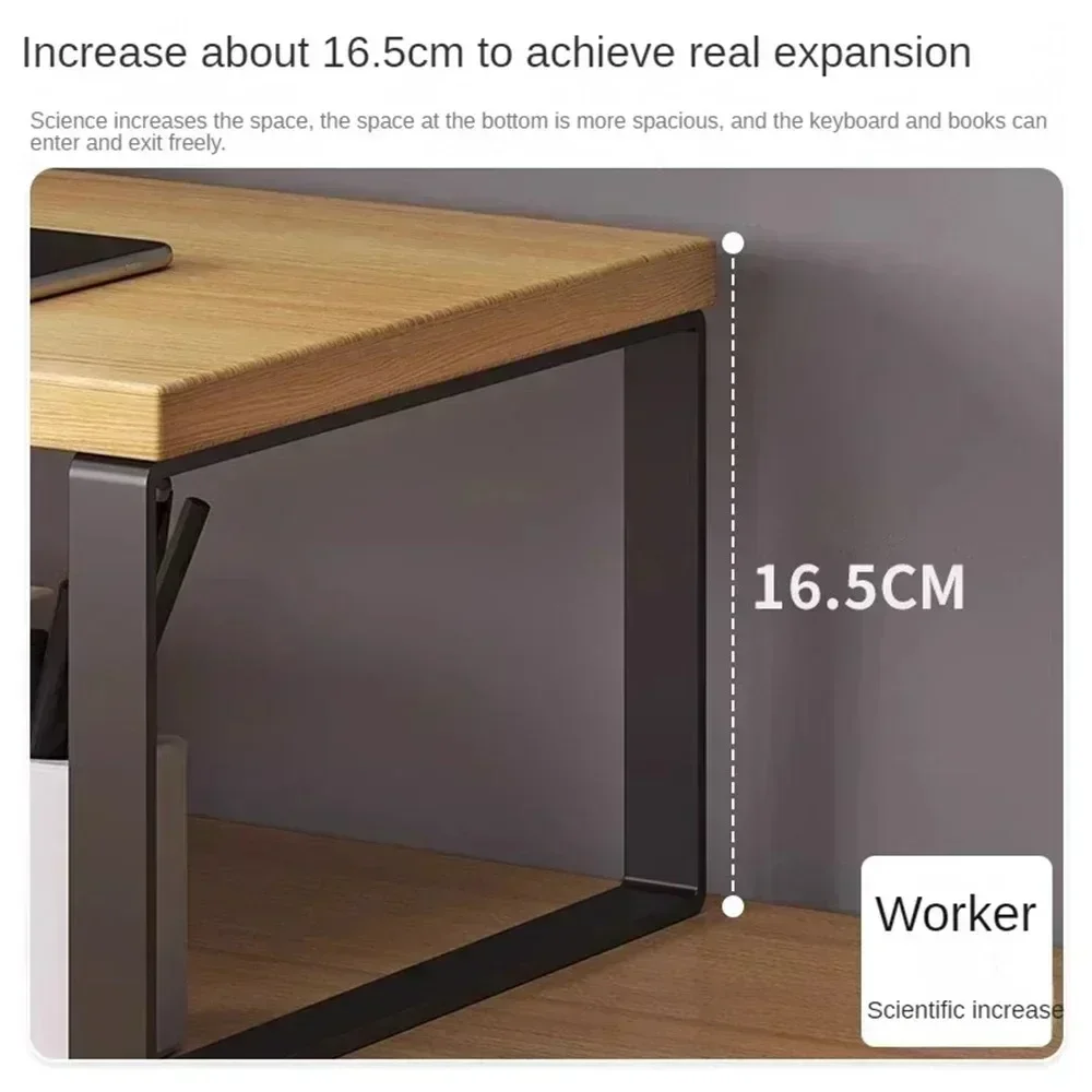 Monitor Raised Shelf Desktop C - Yellow Laptop Accessories avis et prix