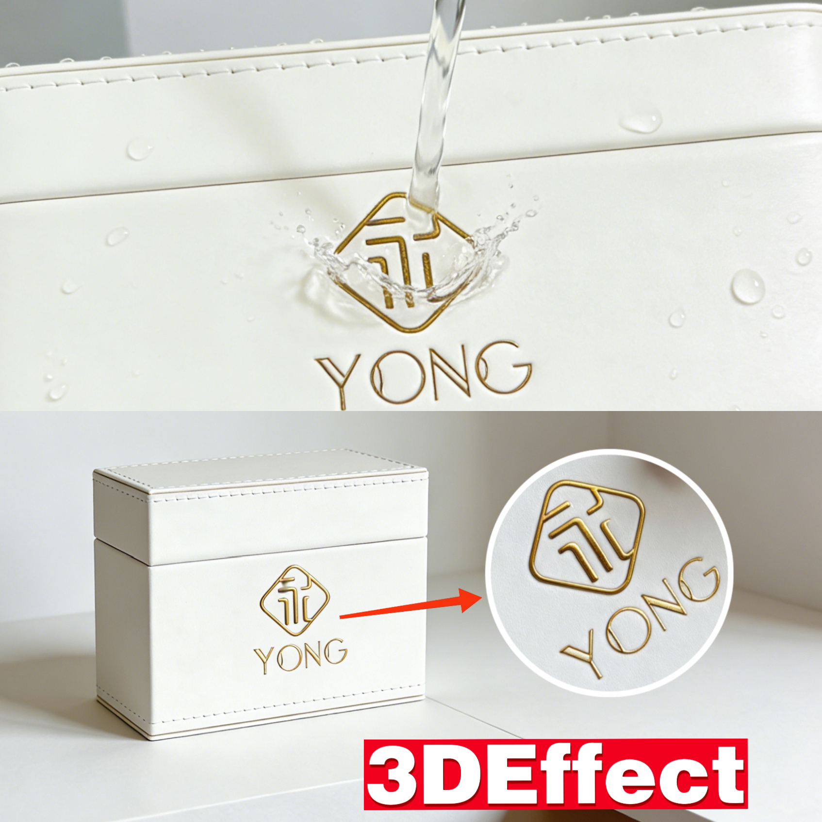 100PCS Custom 3D Foil Metalic  - Laptop Bag Waterproof avis et prix