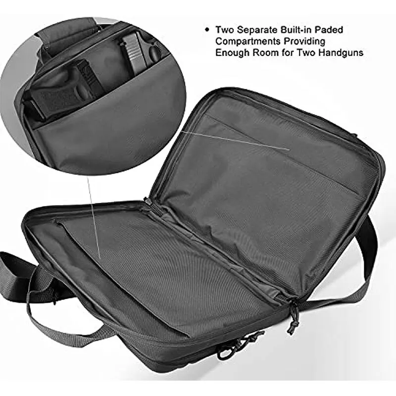 Lockable Tactical Gun Bag with - Laptop Accessories Box avis et prix