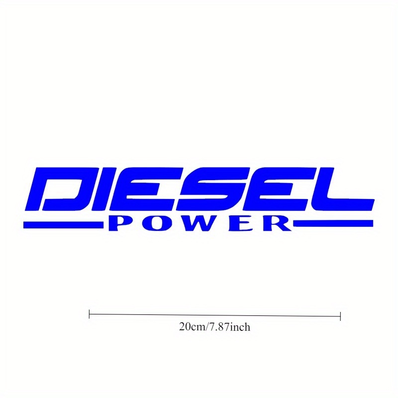 2D Flat Diesel Power Decal Bla - Yellow Laptop Accessories avis et prix