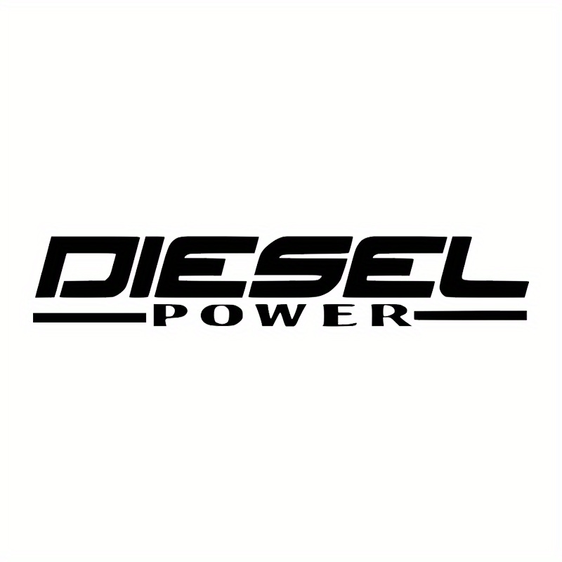 2D Flat Diesel Power Decal Bla - Yellow Laptop Accessories avis et prix