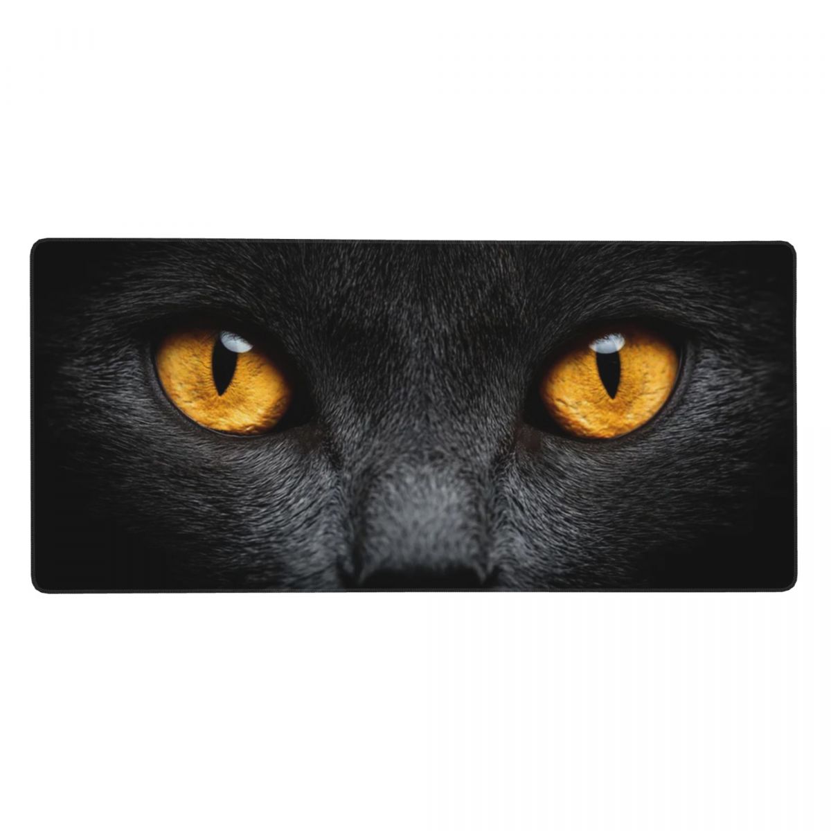 Black Cat Face And Yellow Eyes - Yellow Laptop Accessories avis et prix