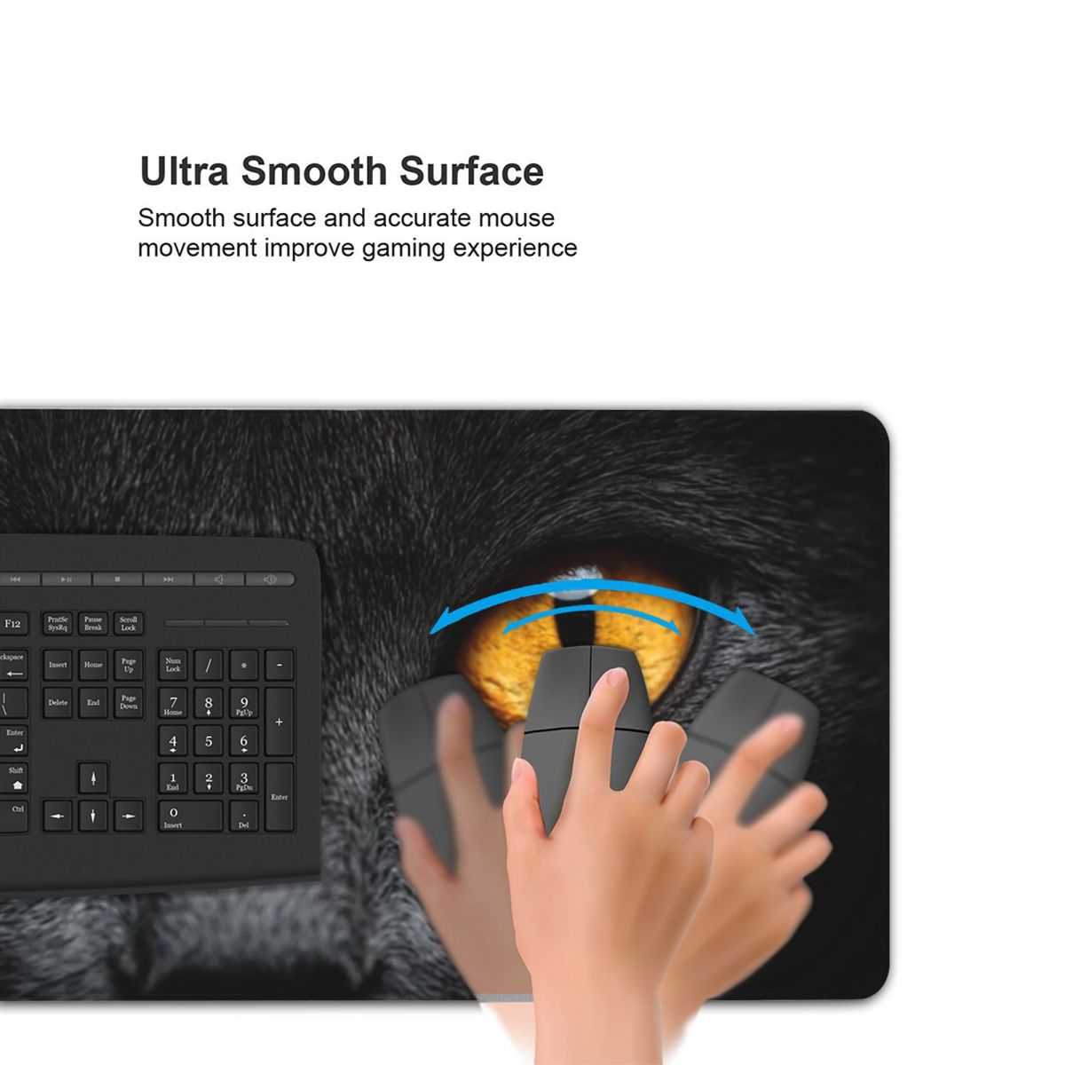 Black Cat Face And Yellow Eyes - Yellow Laptop Accessories avis et prix
