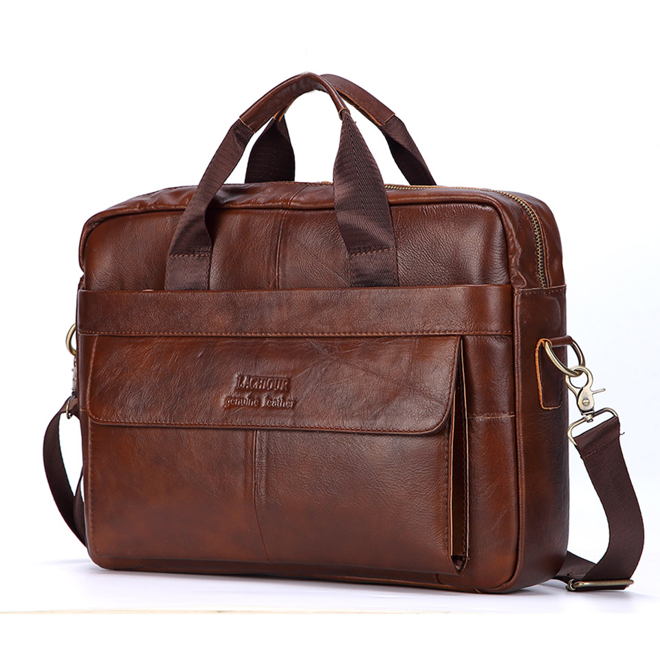 Men Genuine Leather Handbag Fa - Laptop Accessories Box avis et prix