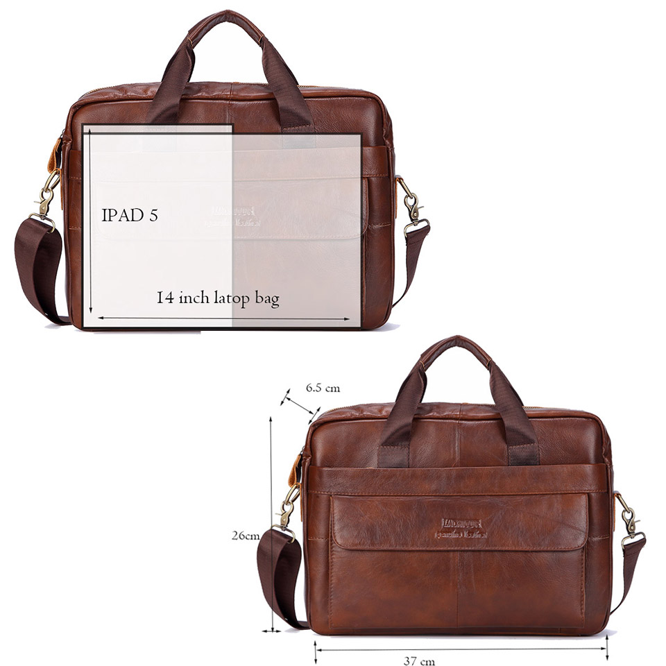 Men Genuine Leather Handbag Fa - Laptop Accessories Box avis et prix