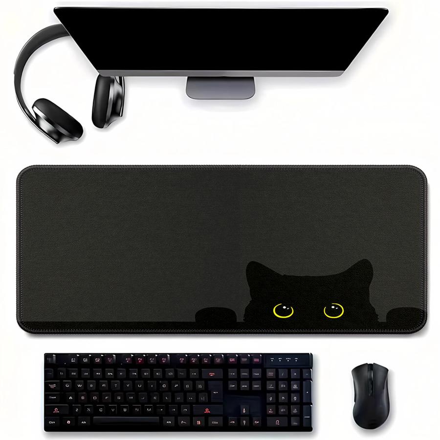 Mouse Pad Computer Laptop Pad  - Yellow Laptop Accessories avis et prix