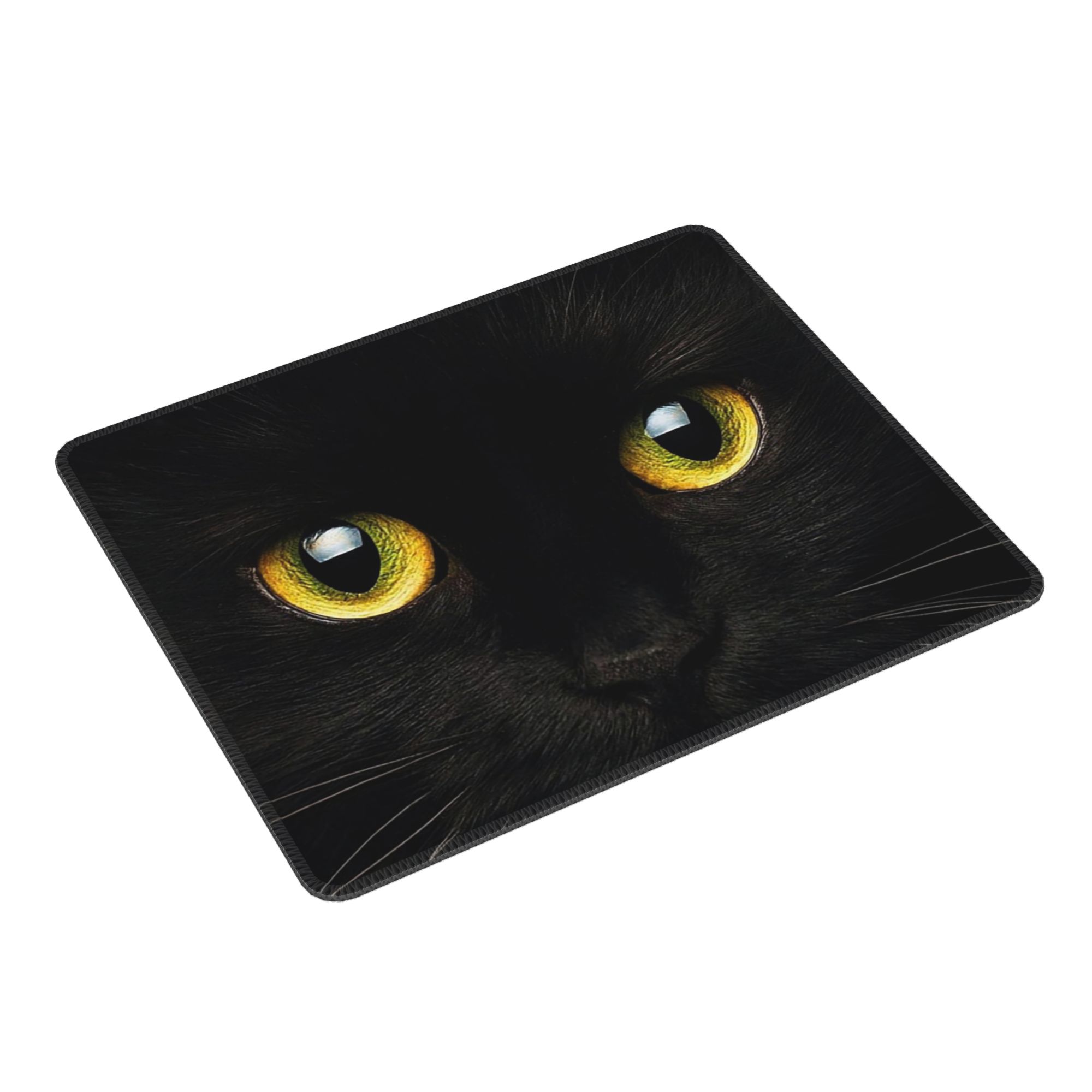 Black Cat Face And Yellow Eyes - Yellow Laptop Accessories avis et prix