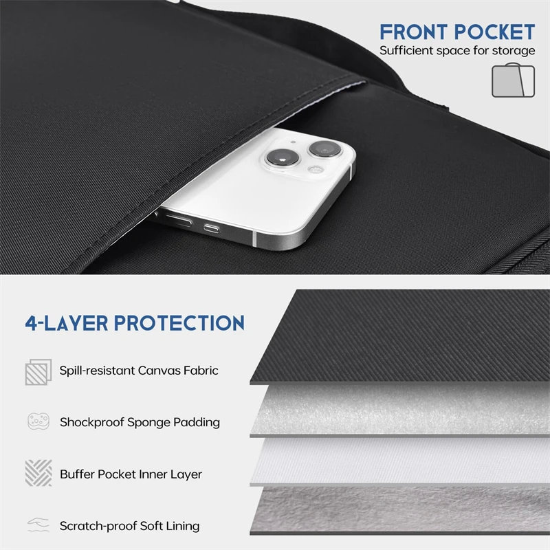 Waterproof Shockproof Handle B - Laptop Accessories Travel Case avis et prix