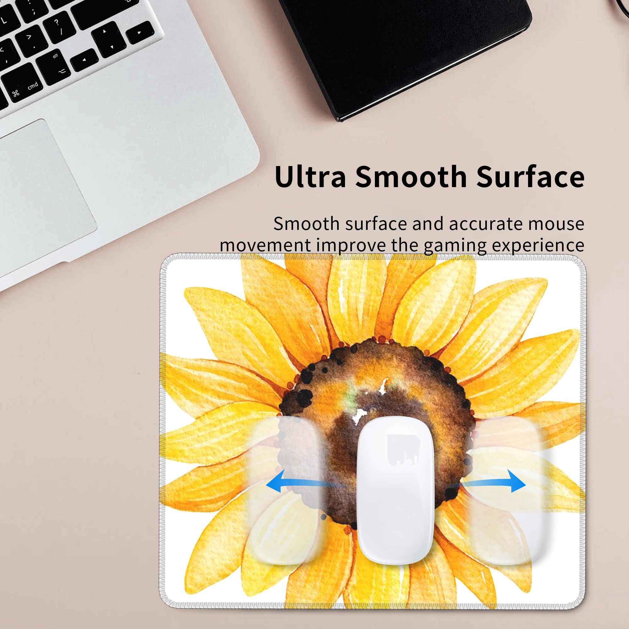 Watercolor Sunflower Vibrant Y - Yellow Laptop Accessories avis et prix