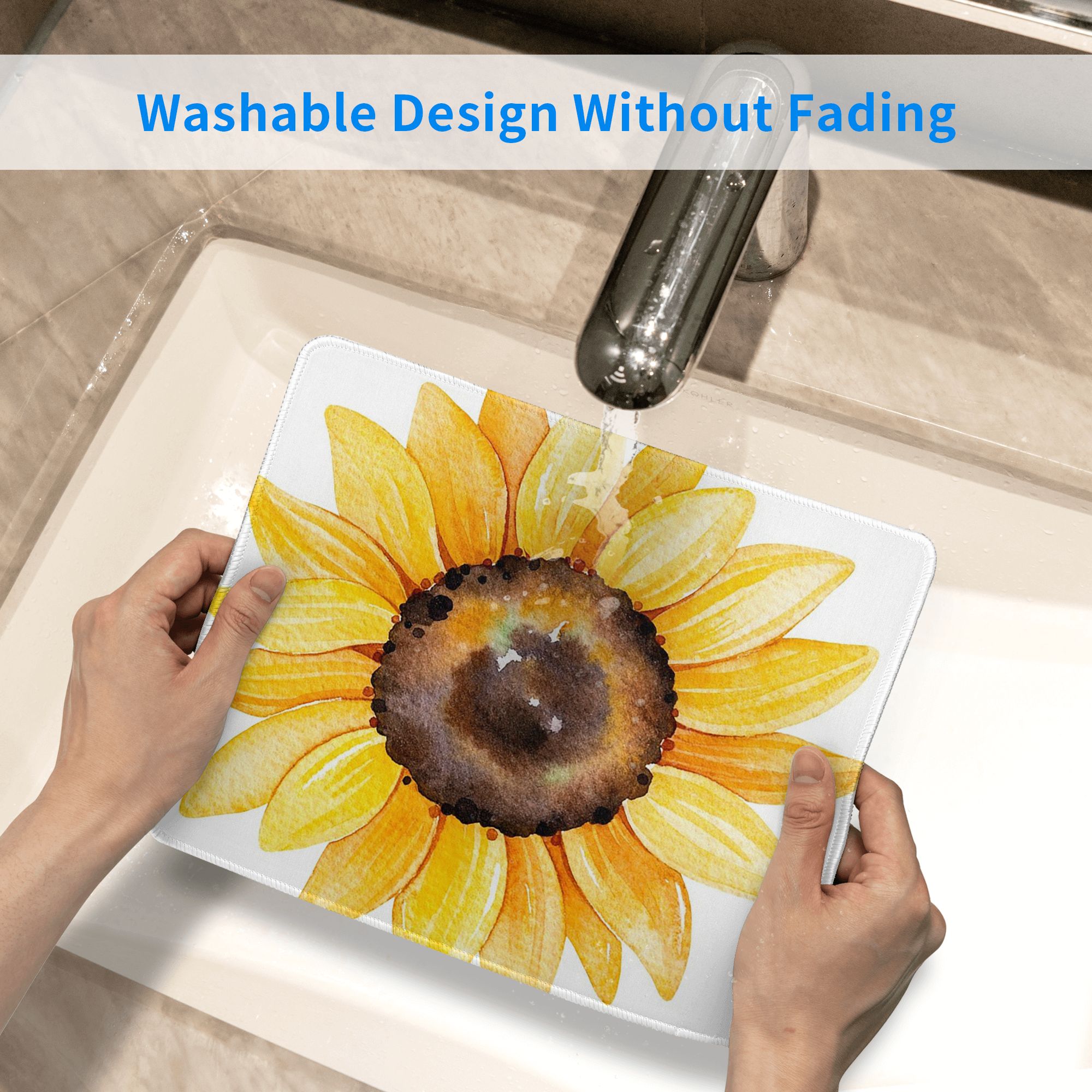 Watercolor Sunflower Vibrant Y - Yellow Laptop Accessories avis et prix