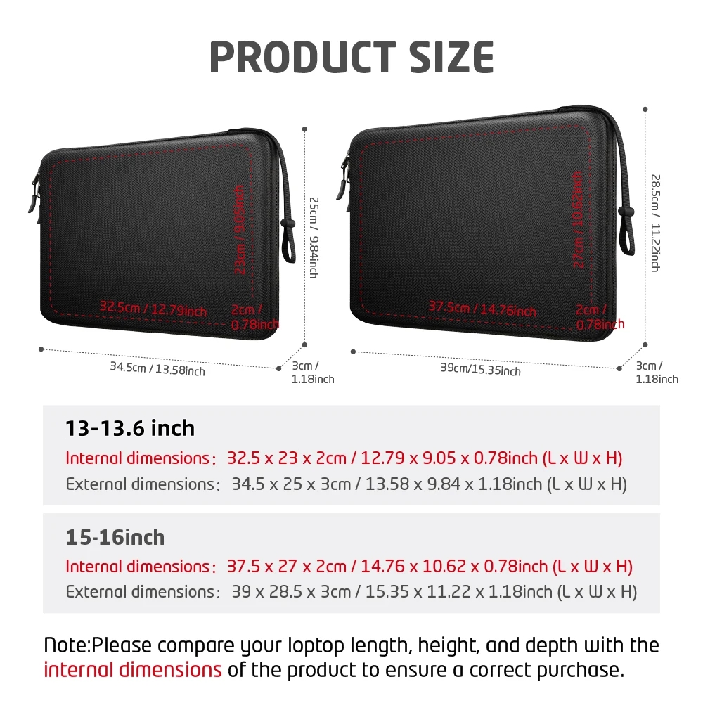13 13.6 15 16 Laptop Sleeve Ca - Laptop Accessories Travel Case avis et prix