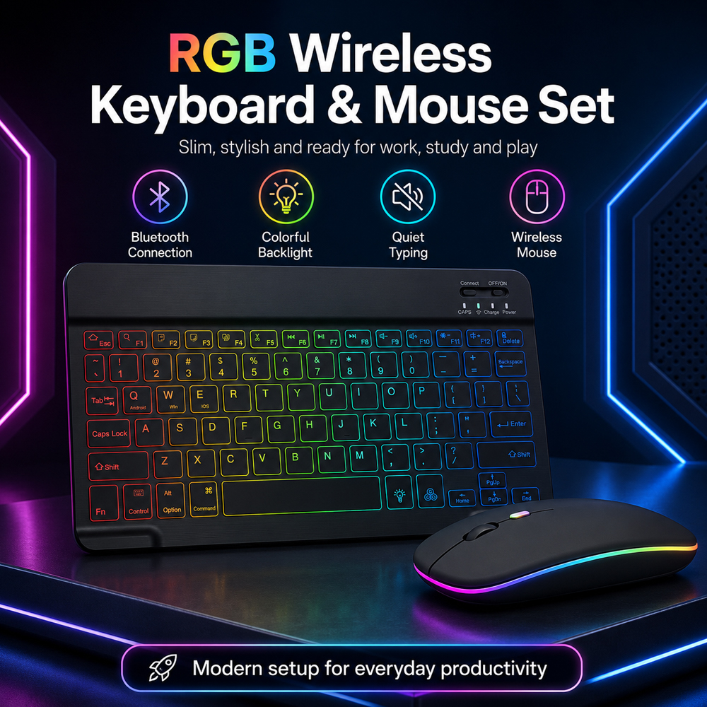 New Ultra Slim Portable 7 Colo - Mini Wireless Mouse avis et prix