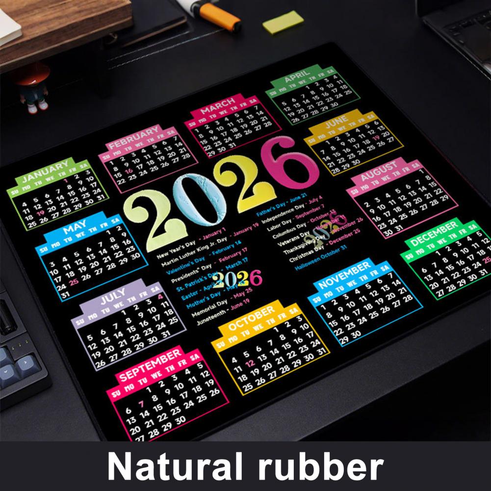 2026 Calendar Mouse Pad Waterp - Laptop Accessories Mouse avis et prix