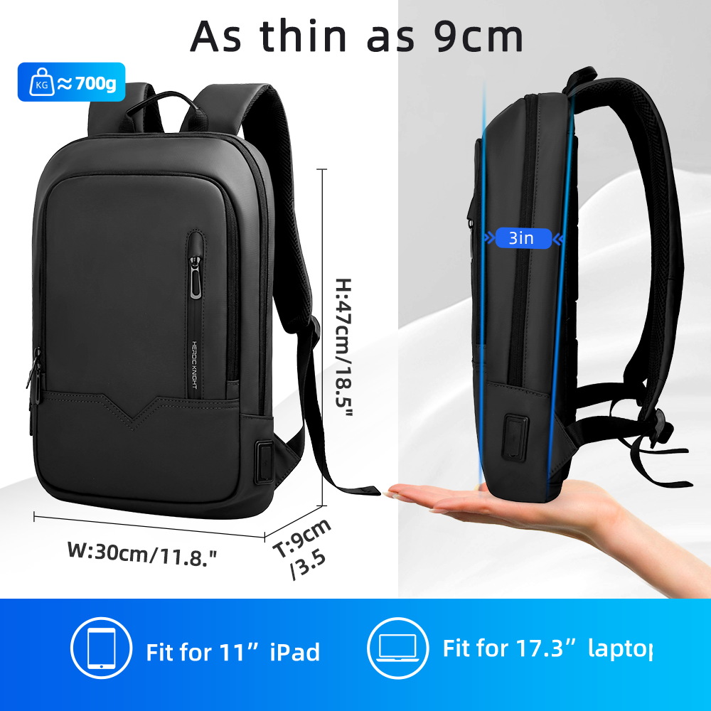 HK Slim Business Backpack for  - Laptop Bag Waterproof avis et prix