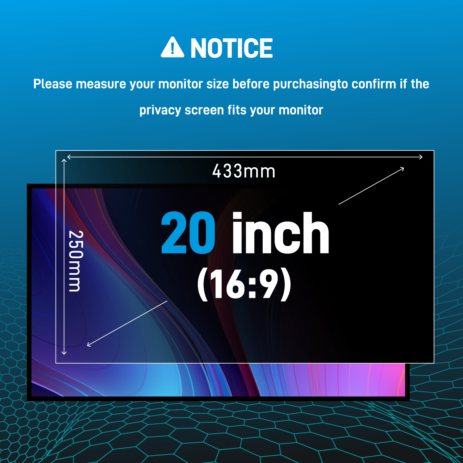 20 Inch Computer Privacy Scree - Privacy Screen Filter avis et prix
