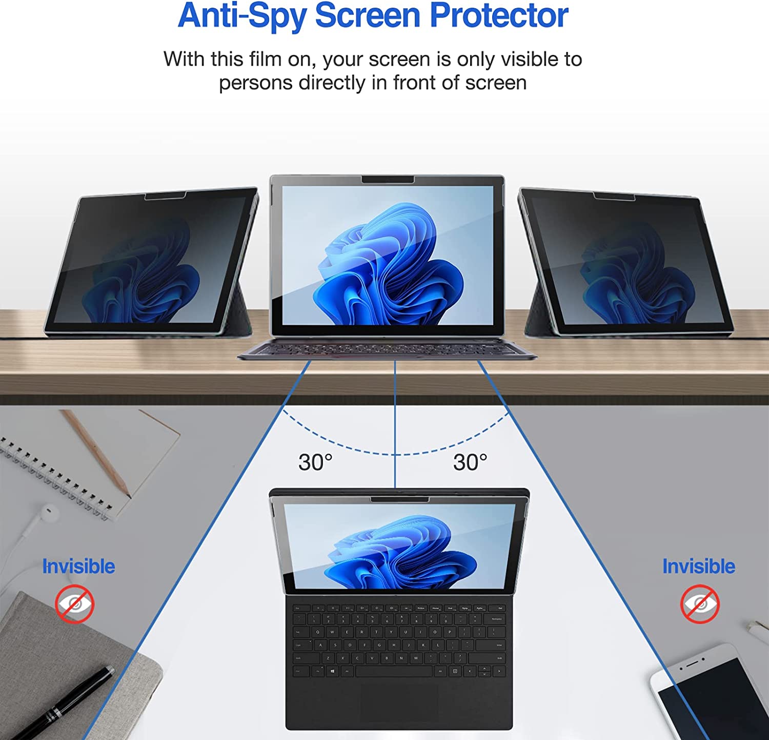 Privacy Filter Tempered Glass  - Privacy Screen Filter avis et prix
