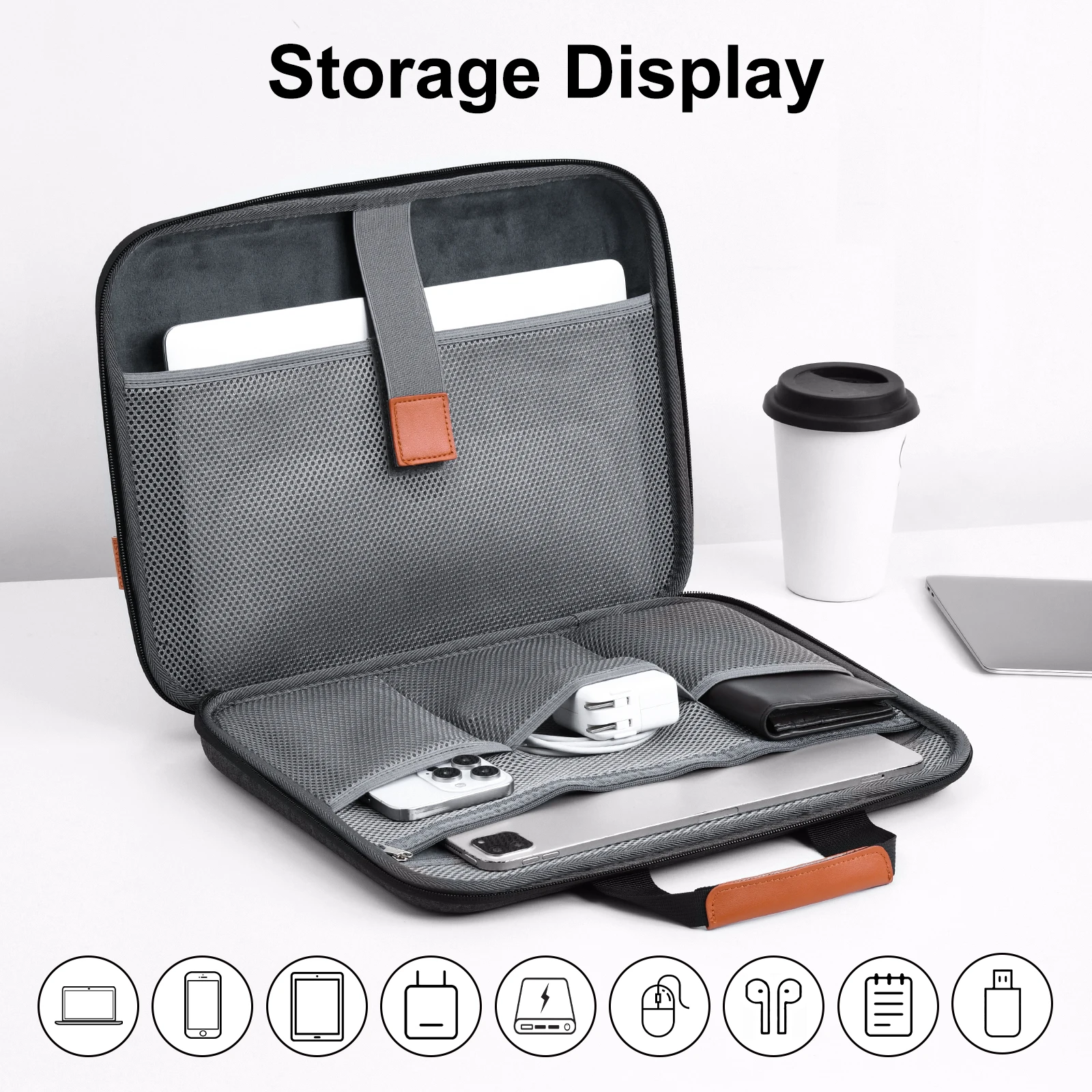 Eary Laptop Bags for 13.3-16.2 - Laptop Accessories Travel Case avis et prix