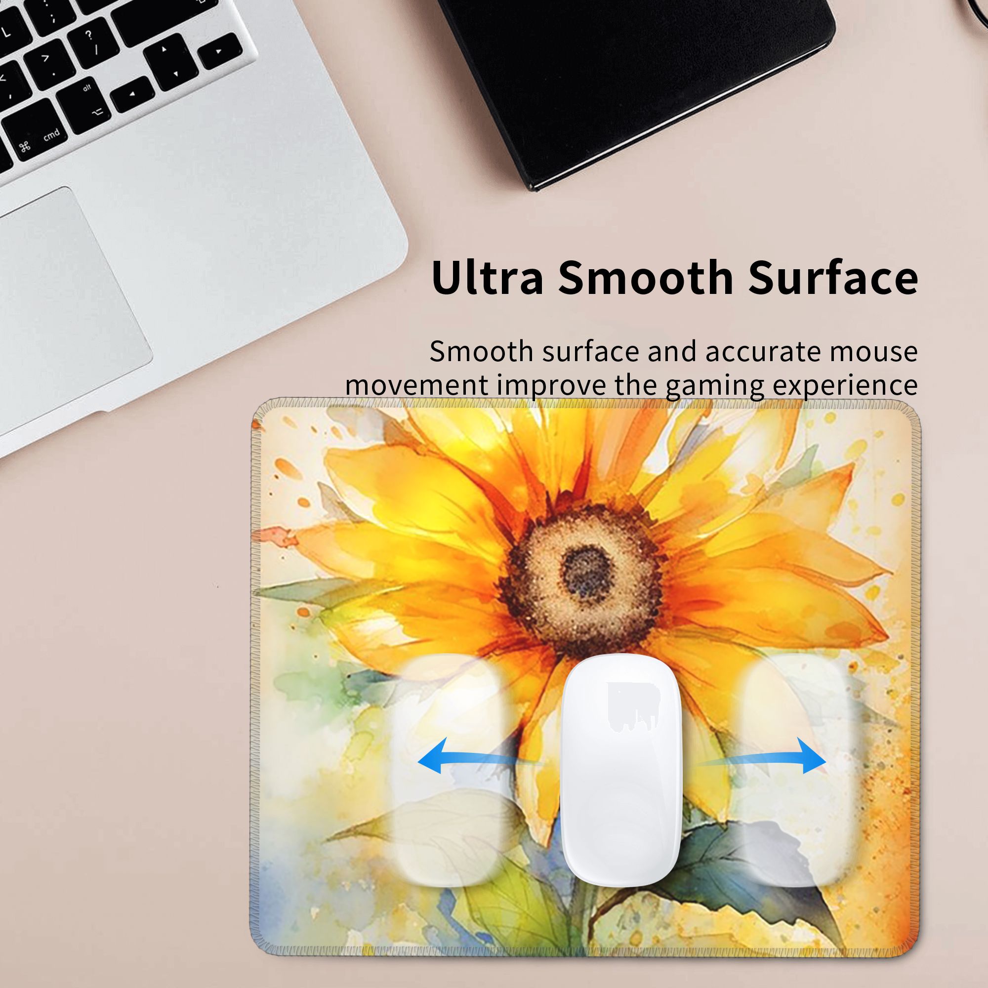 Watercolor Sunflower Vibrant Y - Yellow Laptop Accessories avis et prix