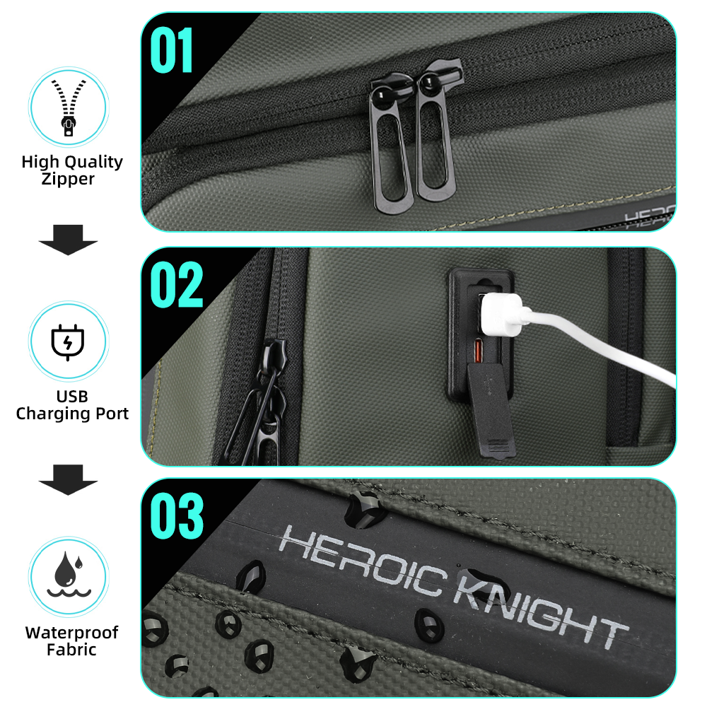 HK Business Men's Backpack 15. - Laptop Bag Waterproof avis et prix