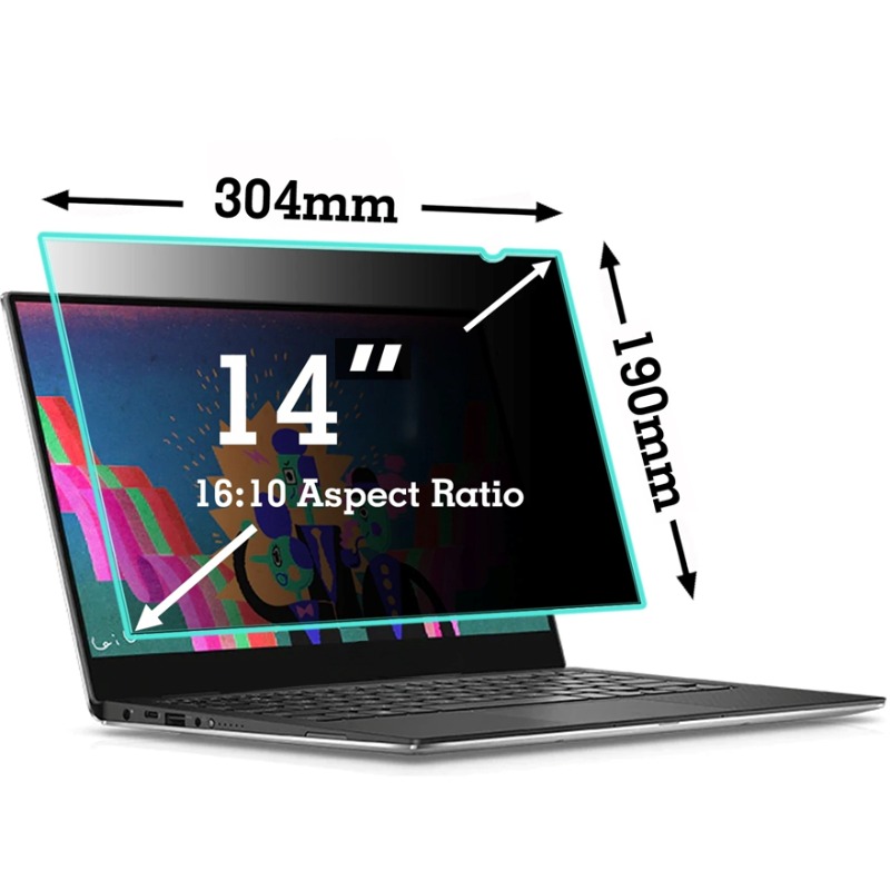14 inch (16:10)-304* 190mm com - Privacy Screen Filter avis et prix